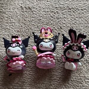 Sanrio Kuromi Figures- set of all 3!!